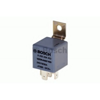 0332204203 BOSCH ΡΕΛΕ 24V 10/20A 5ΕΠΑΦΕΣ 87/87a (30ΑΡΙΣΤΕΡ.)