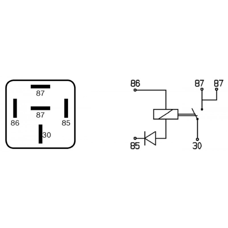 0332014112 BOSCH (340480827) ΡΕΛΕ 12V 5 ΕΠΑΦΕΣ FIAT BMW ALFA ROMEO