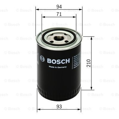 BOSCH 0451105067 ΦΙΛΤΡΟ ΛΑΔΙΟΥ DAF, IVECO, STEYR [P5067]