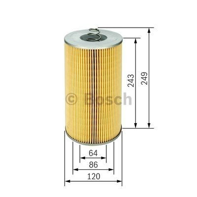 BOSCH 1457429740 ΦΙΛΤΡΟ ΛΑΔΙΟΥ MAN, M/S, NEOPLAN, SETRA [P9740]
