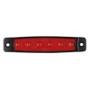 DAS-560-0.06 DASTERI ΦΑΝΟΣ ΟΓΚΟΥ 6 LED 24 VOLT ΚΟΚΚΙΝΟ