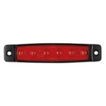 DAS-560-0.06 DASTERI ΦΑΝΟΣ ΟΓΚΟΥ 6 LED 24 VOLT ΚΟΚΚΙΝΟ