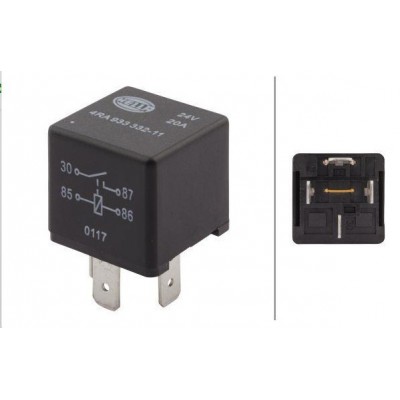 4RA933332111 HELLA ΡΕΛΕ 4 ΕΠΑΦΕΣ 24V 