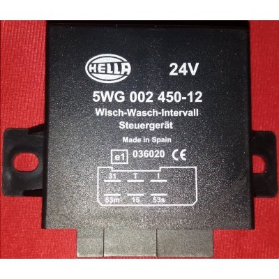 5WG002450121 HELLA ΡΕΛΕ ΥΑΛΟΚΑΘΑΡΙΣΤΗΡΩΝ 24V MERCEDES