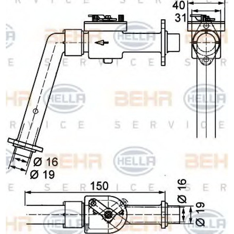 9XL351328121 HELLA ΒΑΛΒΙΔΑ ΚΑΛΟΡΙΦΕΡ ΜΑΚΡΙΑ VOLVO