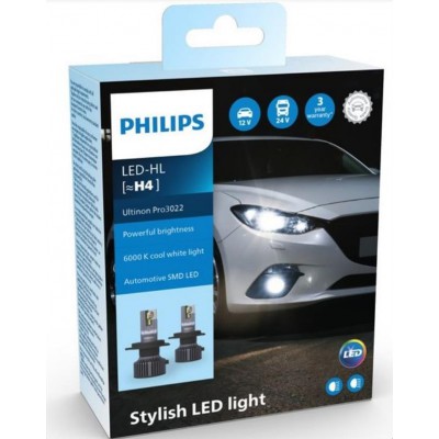 01800794 PHILIPS ΛΑΜΠΑ LED Η4 12/24V