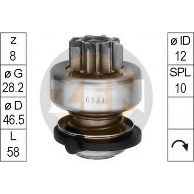 ZN0871 ZEN ΓΡΑΝΑΖΙ ΜΙΖΑΣ 8Δ. BOSCH