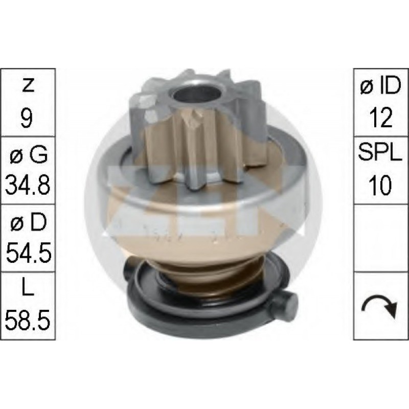 ZN1562 ZEN (10062209821) ΓΡΑΝΑΖΙ ΜΙΖΑΣ 9Δ. BOSCH TOYOTA/NIPPON