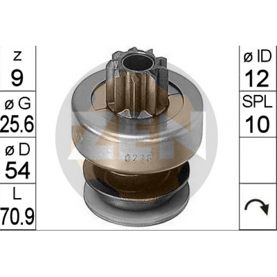 ZN0228 ZEN (0001362038) ΓΡΑΝΑΖΙ ΜΙΖΑΣ 9Δ. BOSCH M/S UNIMOG