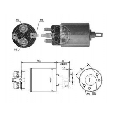 ZM1981 ZM ΜΠΟΥΤΟΝ ΜΙΖΑΣ 12V HITACHI NISSAN (213067005, 23343-02N00)