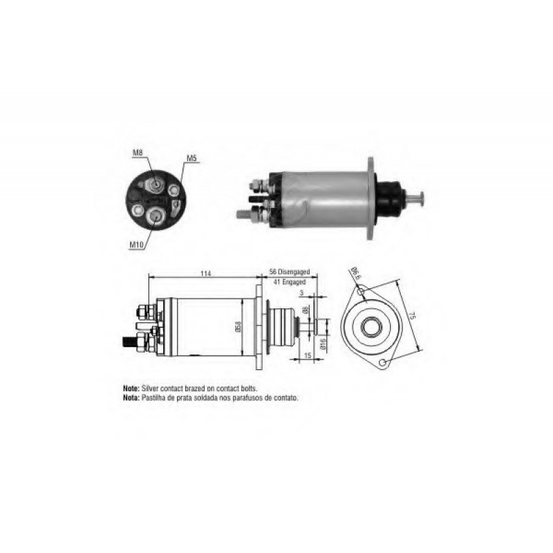 ZM2-818 ZM ΜΠΟΥΤΟΝ ΜΙΖΑΣ 24V M/S ATEGO/DELCO