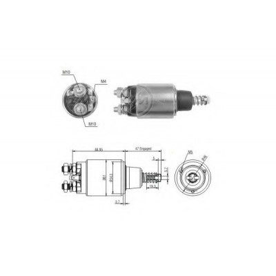 ZM6-640 ZM ΜΠΟΥΤΟΝ ΜΙΖΑΣ 12V BOSCH FIAT/IVECO/NEW HOLLAND
