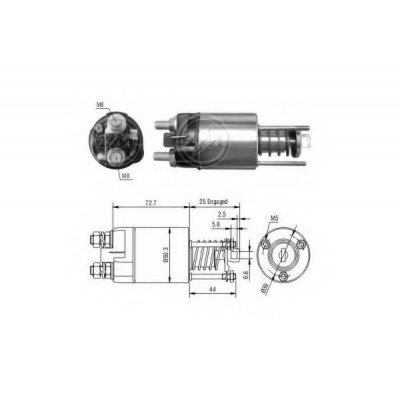 ZM7-651 ZM ΜΠΟΥΤΟΝ ΜΙΖΑΣ 12V FIAT/LANCIA