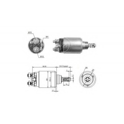ZM8-640 ZM ΜΠΟΥΤΟΝ ΜΙΖΑΣ 12V BOSCH NEW HOLLAND/IVECO