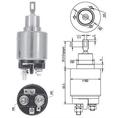 ZM 1573 (12411273228, 13635461) ZM ΜΠΟΥΤΟΝ ΜΙΖΑΣ 12V FIAT LANCIA VOLVO