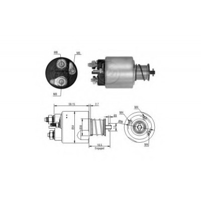 ZM-2492 ZM ΜΠΟΥΤΟΝ ΜΙΖΑΣ 12V VALEO/PEUGEOT 206/ RENAULT CLIO