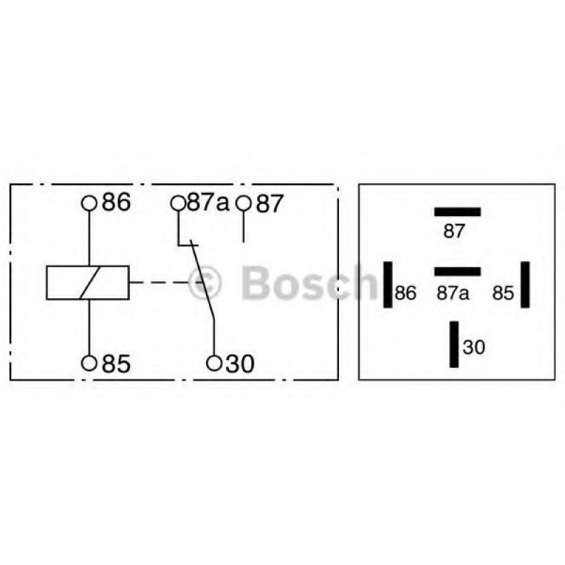 0332209211 BOSCH ΡΕΛΕ 24V 10/20A 5 ΕΠΑΦΕΣ  87/87a (ΑΡΙΣΤΕΡΑ 30)