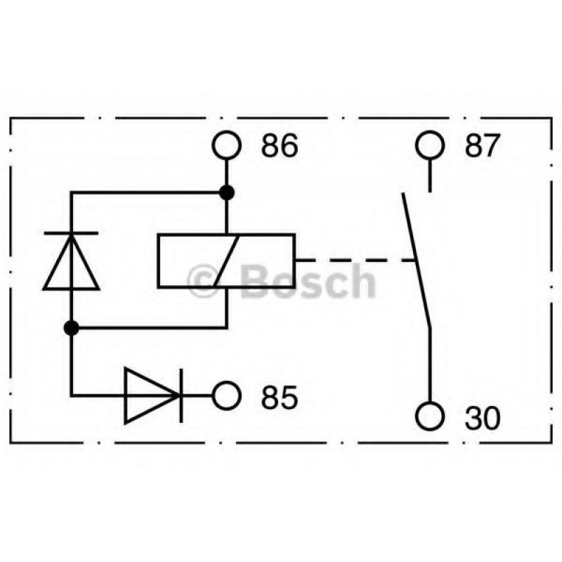 0332002156 BOSCH ΡΕΛΕΣ 12V 75A ΥΨΙΛΗΣ ΙΣΧΥΟΣ