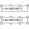 4DZ004019021 HELLA ΦΛΑΣΕΡ 6 ΕΠΑΦΕΣ 12-24Volt