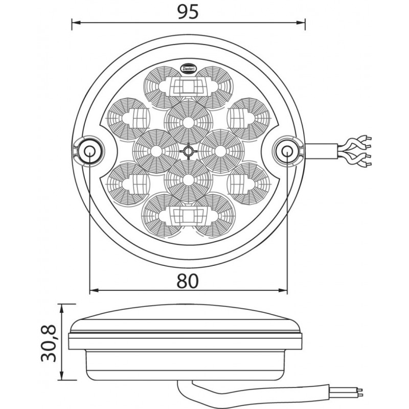 DSL-210DIR ΦΑΝΟΣ ΦΛΑΣ LED ΟΠΙΣΘΙΟΣ 