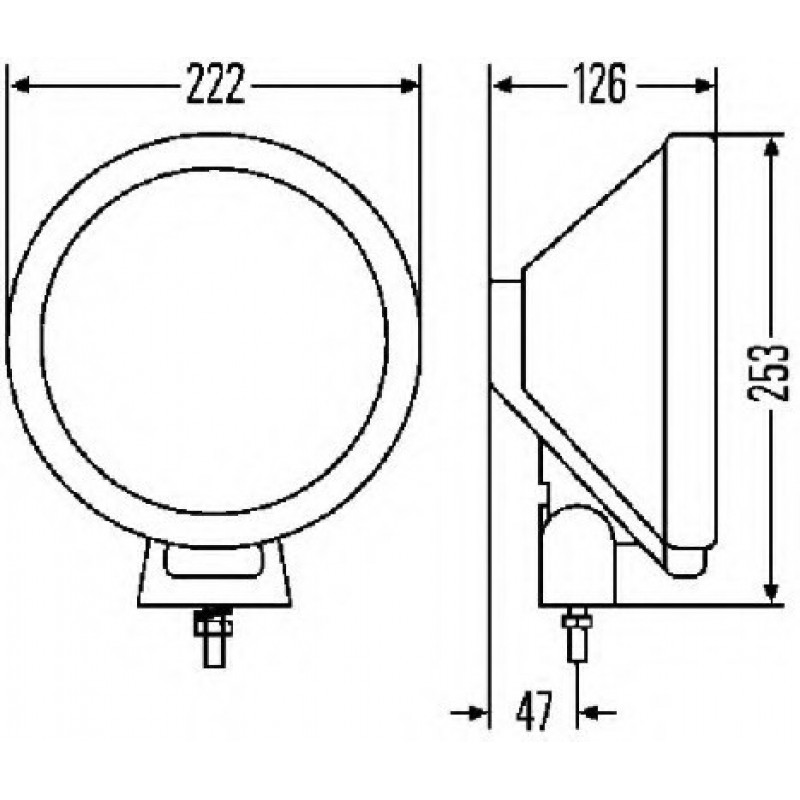 1F8006800191 HELLA ΠΡΟΒΟΛΕΑΣ 3000 ΚΑΙ ΜΕ ΛΑΜΠΑΚΙ ΠΟΡΕΙΑΣ