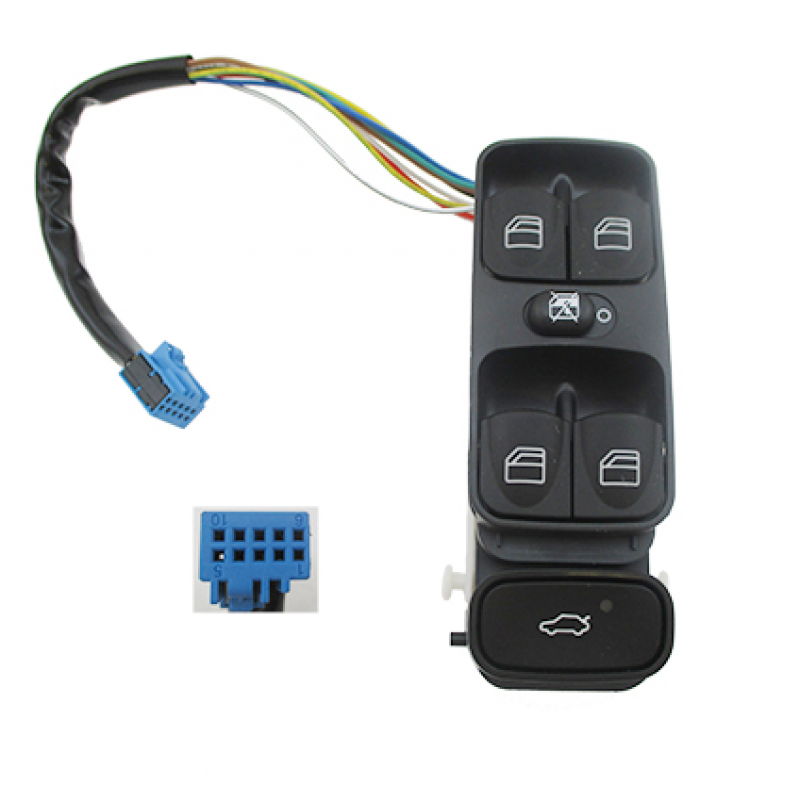 AN-512 mcar ΔΙΑΚΟΠΤΗΣ ΠΛΗΚΤΡΩΝ ΠΑΡΑΘΥΡΟΥ MERCEDES W203 9 ΕΠΑΦΕΣ