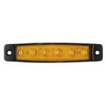 DAS-560-0.05 DASTERI ΦΑΝΟΣ ΟΓΚΟΥ 6 LED 24 VOLT ΠΟΡΤΟΚΑΛΙ