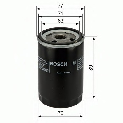 BOSCH 0451103079 ΦΙΛΤΡΟ ΛΑΔΙΟΥ CHEVROLET, DAEWOO, OPEL, ROVER, SAAB [P3079]