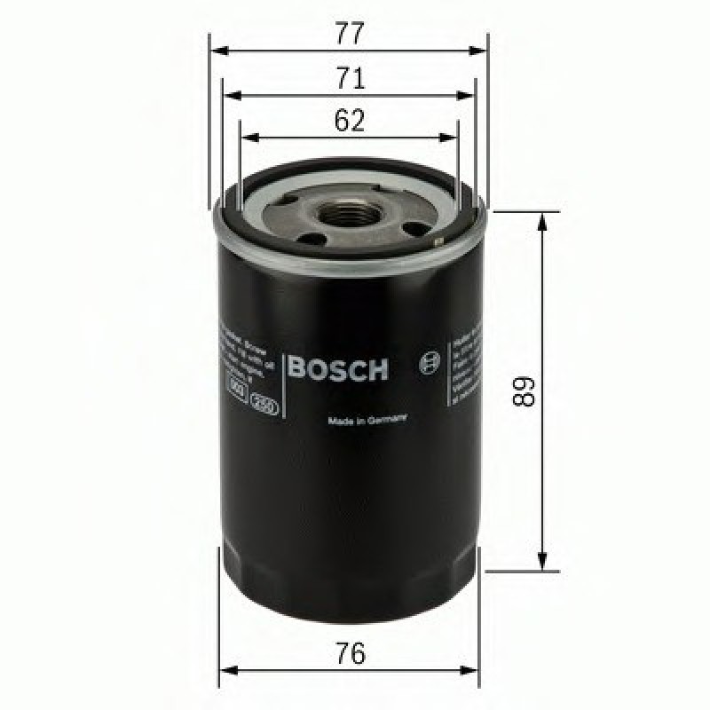 BOSCH 0451103079 ΦΙΛΤΡΟ ΛΑΔΙΟΥ CHEVROLET, DAEWOO, OPEL, ROVER, SAAB [P3079]