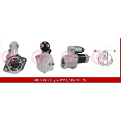 220013A ERA ΜΙΖΑ HYUNDAI MITSUBISHI 12V 2.0KW 10/13ΔΟΝΤΙΑ