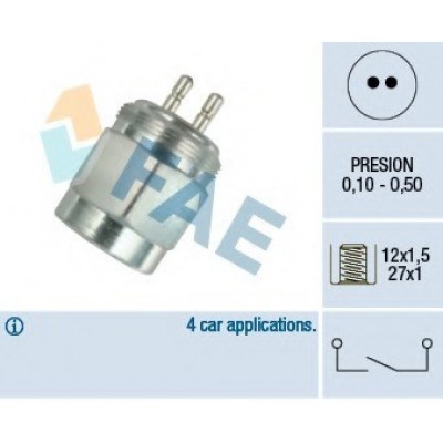 FAE-28030 ΒΑΛΒΙΔΑ STOP 12x1.5 27x1 MERCEDES UNIMOG ΠΝΕΥΜΑΤΙΚΗ