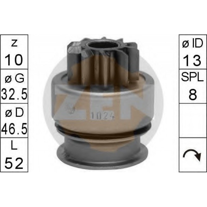 ZN1024 ZEN ΓΡΑΝΑΖΙ ΜΙΖΑΣ 10Δ. MITSUBISHI