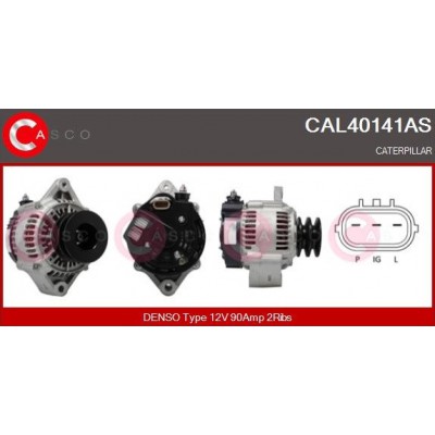 CAL40141AS (101211901) ΔΥΝΑΜΟ DENSO 12V 90A CATERPILLAR